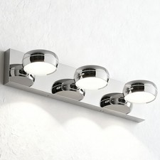 Chrome 20" 3 Lights Vanity Light Bathroom Mirror Wall Lamp Modern LED Sconce UL