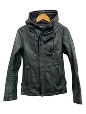 Haruf Leather Jacket Blouson/S/Sheep Leather/Blk/Plain 5612