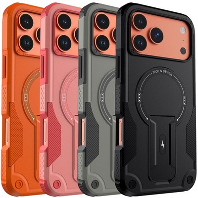 For iPhone 17 Pro Max/17/17 Pro/17 Air Case Hard Rugged Cover Kickstand Magnetic
