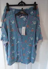 BNWT - M&S MARKS & SPENCER BLUE MIX PYJAMA SET WITH SHORTS UK SIZE 12