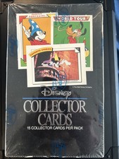 1991 Impel Disney Collector Cards Factory Sealed Box, 15 Cards Per Pack,36 Packs