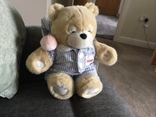 Tomy Teddy Bear 1989 Vintage Non Functional Plush Only