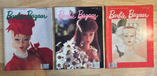 Vintage BARBIE BAZAAR Magazine - Lot of 3 - Nov 1989, March 1990, March 1989