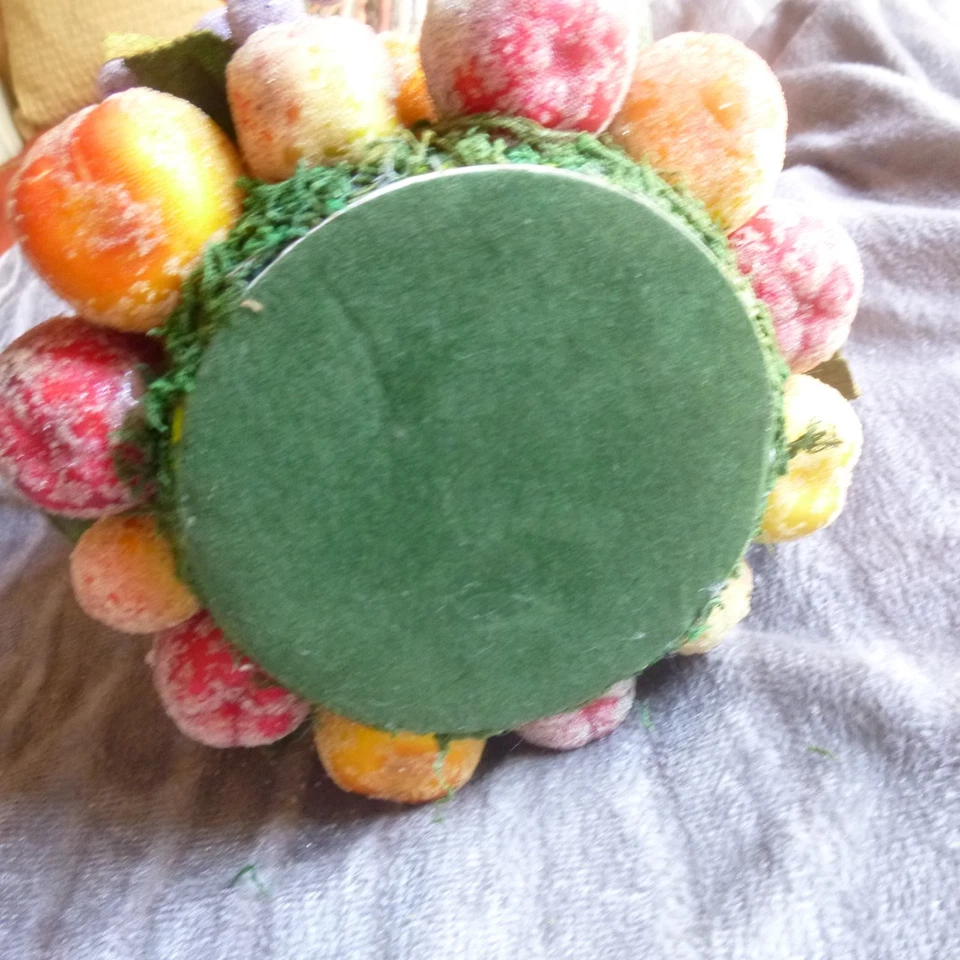 Árbol frutal de azúcar decorativo vintage de 14" GVC Foto 3 de 3