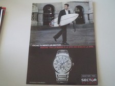 advertising Pubblicità 2003 OROLOGIO SECTOR 700