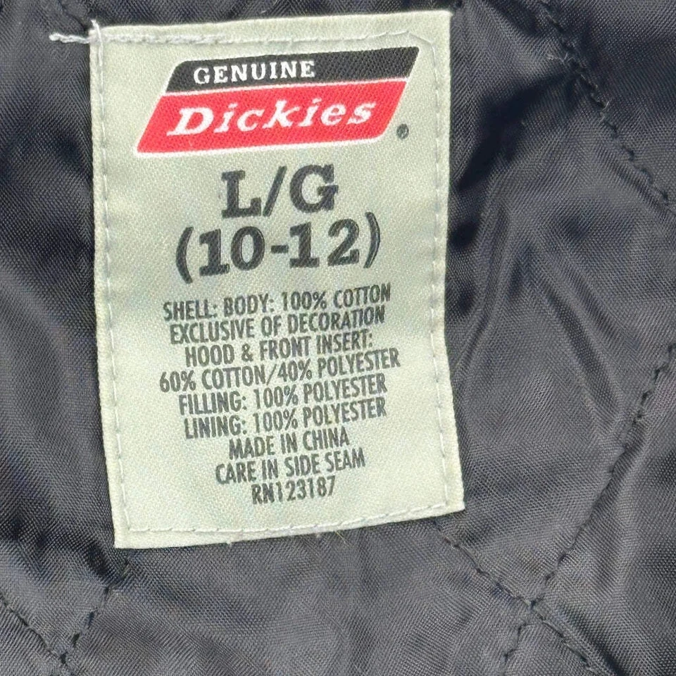 Chaqueta Dickies Edad 10-12 - Algodón Negro Grande Foto 3 de 4