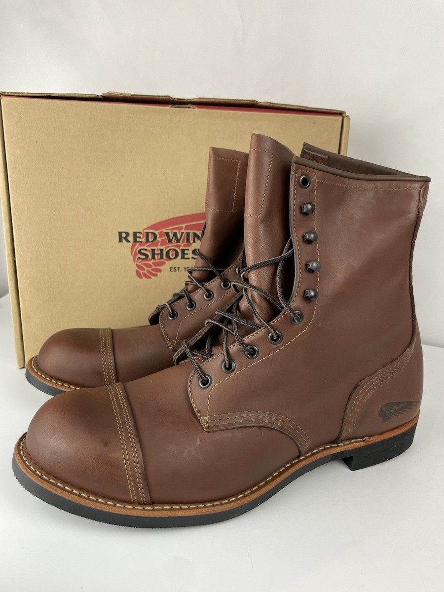 Red Wing Indian Motorcycle 4313 Spirit Lake Iron Ranger Boots