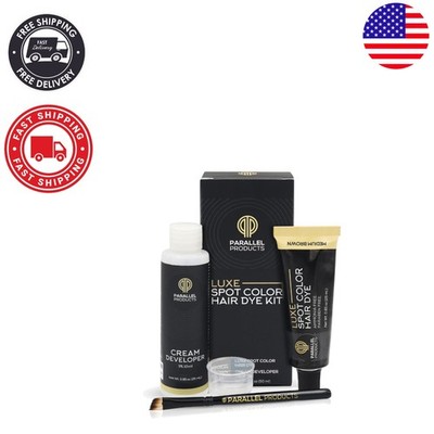 Effortless Grey Coverage with Luxe Medium Brown Hair Dye - Complete Touch-Up Kit