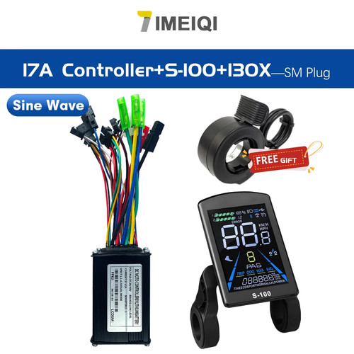 E-bike Three-Mode Sine Wave Controller 17A 26A 30A 36V/48V with LCD Display - Picture 27 of 42