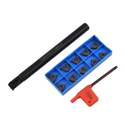 SNR0013M16 boring bar inner hole lathe holder+ MMT16IR AG60 thread carbide blade