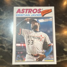 Topps Heritage Astros Cristian Javier Cam Smith Jesús Sánchez Cards Lot