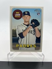 Eric Lauer 2018 Topps Heritage High Number Baseball RC #685 - Rookie Card. rookie card picture