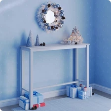 51 Inch Bar Table, Bar Height Pub Table, Water-Resistant Counter Height Table...