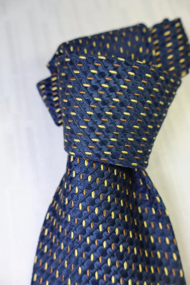 LES COPAINS 100% SILK TIE TIE NECKTIE MADE IN ITALY VINTAGE CLASSIC — 第 3/4 张图片