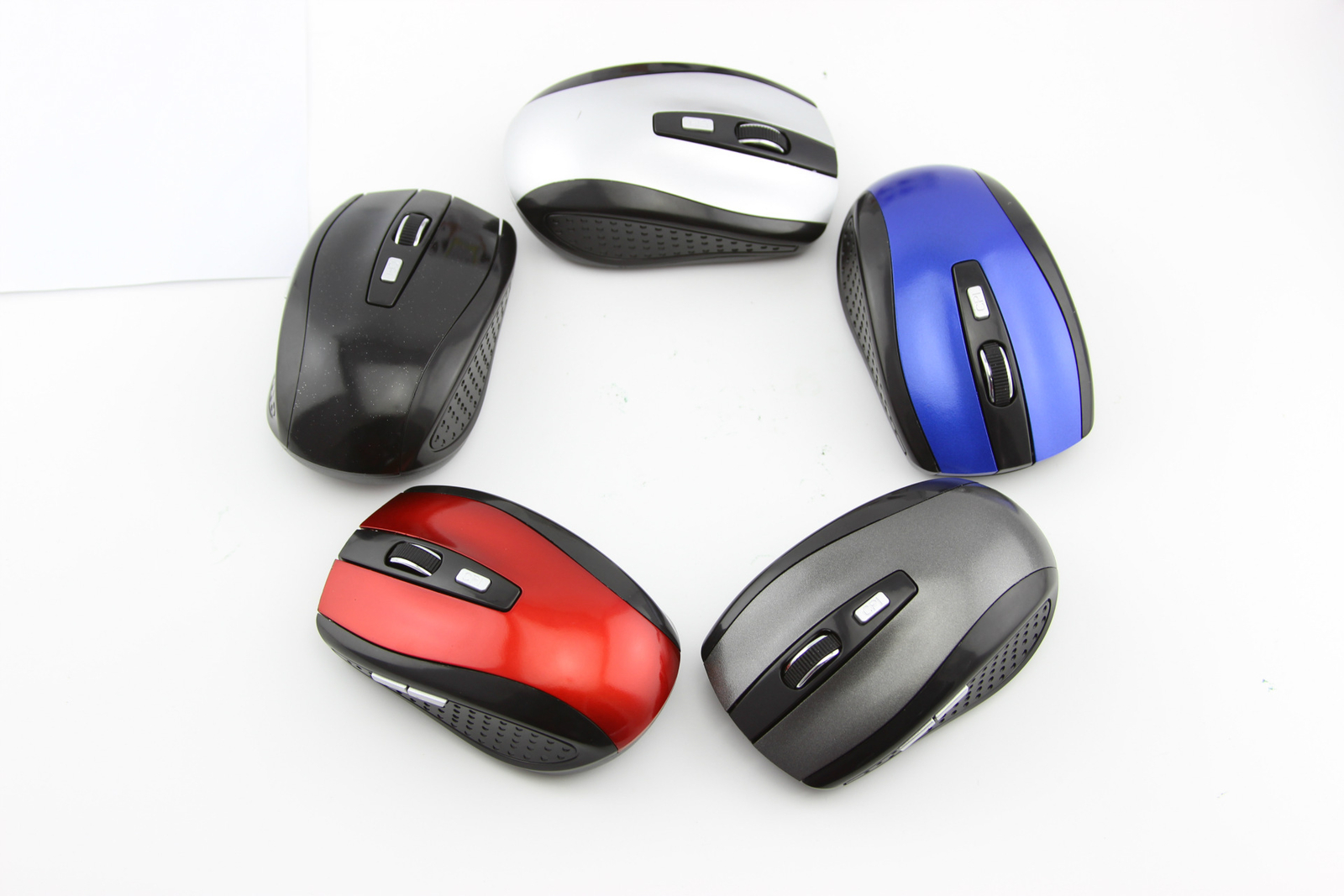 Wholesale Multicolored Wireless Office Mouse with Adjustable DPI-image