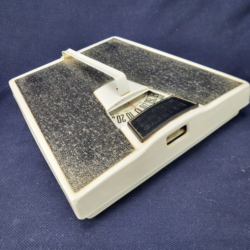 Vintage Mid Century Detecto Bathroom Floor Scale Retro White with Black Non-slip - Picture 3 of 7