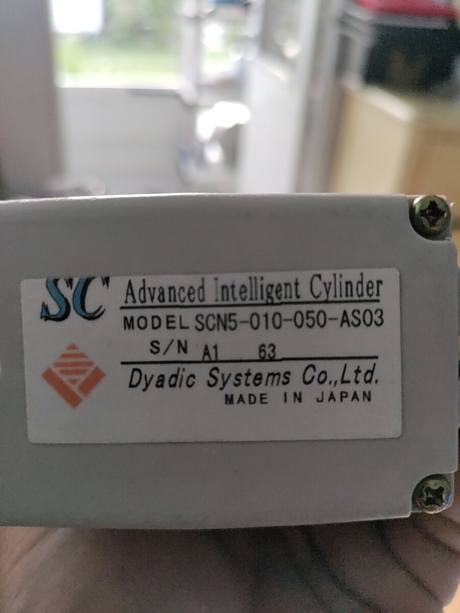 Dyadic Systems Advanced Intelligent Cylinder SCN5-010-050 Dyadic Systems Advanced Intelligent Cylinder SCN5-010-050