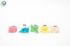 Dental Disposable Contoured Wood Wedges Assorted Sizes XS S M L XL 100 of each