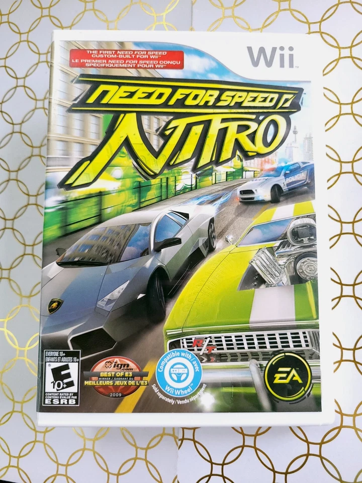 Need for Speed: Nitro (Nintendo Wii, 2009) CIB Complete, Fast Ship - TESTED - Image 2 of 4