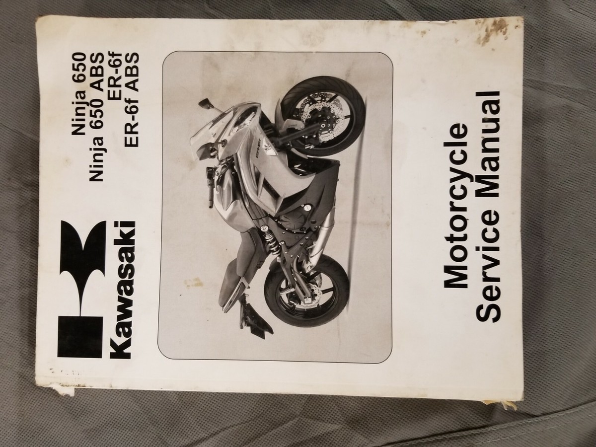 Kawasaki 2012 Ninja 650/ABS ER6-f/ABS Factory Service Manual 