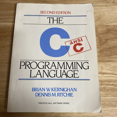 C Programming Language by Brian Kernighan, 2e, Paperback, Acceptable