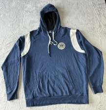 Mens Under Armour Hoodie Sweater L Black white Athletic Performance Large