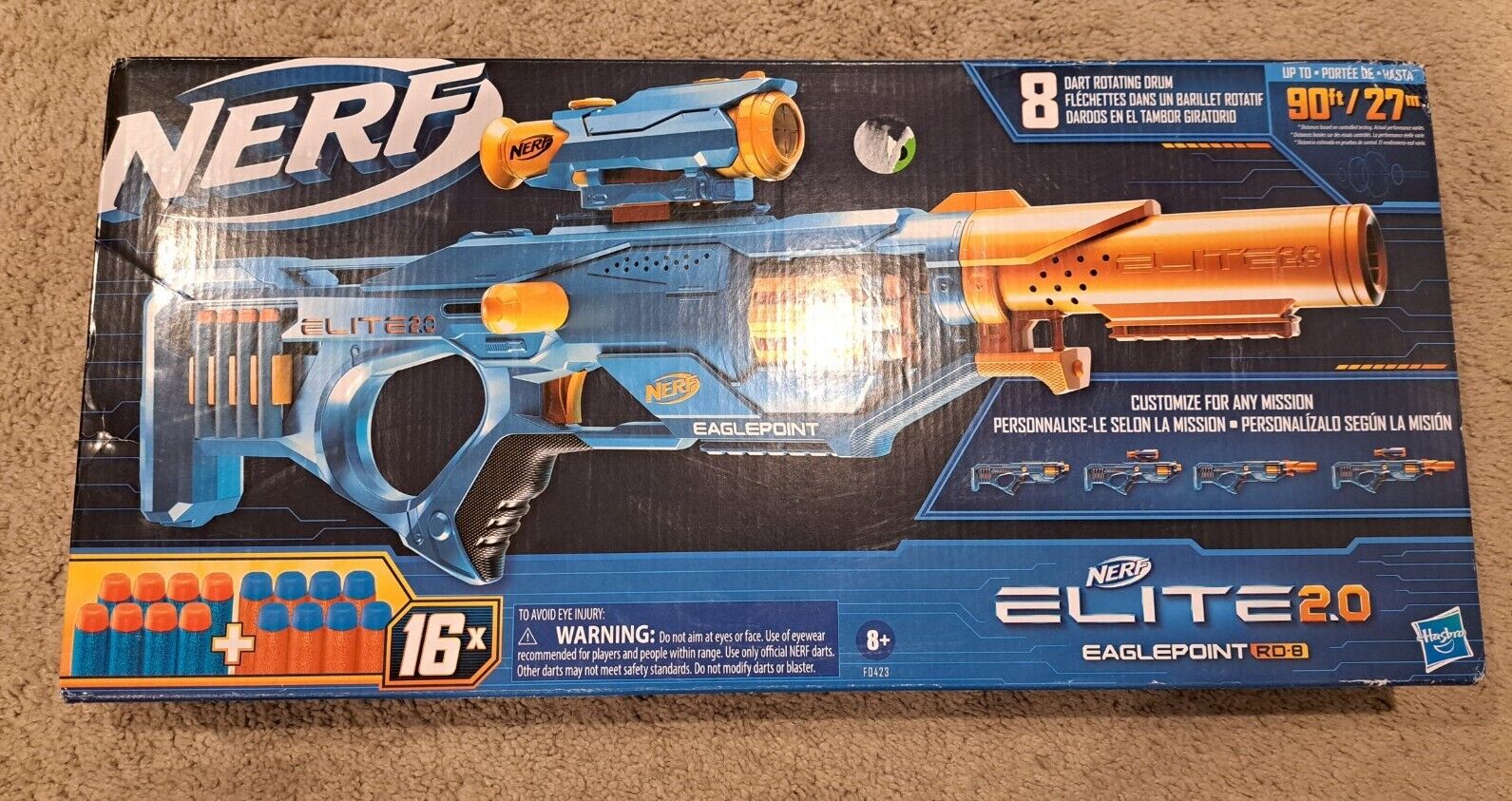 Best Buy: Nerf Elite 2.0 Eaglepoint RD-8 F0423