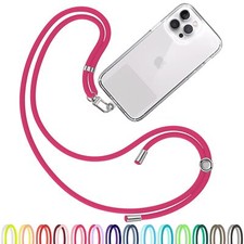 Cell Phone Lanyard Fuchsia - Comfortable Universal Smartphone Lanyard - Easy ...