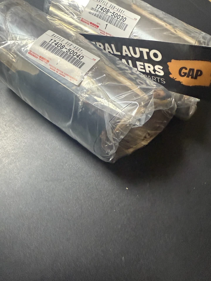 Genuine TOYOTA LEXUS SC430 Factory Driver And Passenger Side Chrome Exhaust Tips Foto 2 de 4