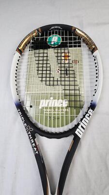 Raquette De Tennis Prince Air O TT Bandit – Triple Menace, Taille De Grip 4 1/4, étui Inclus, Titane