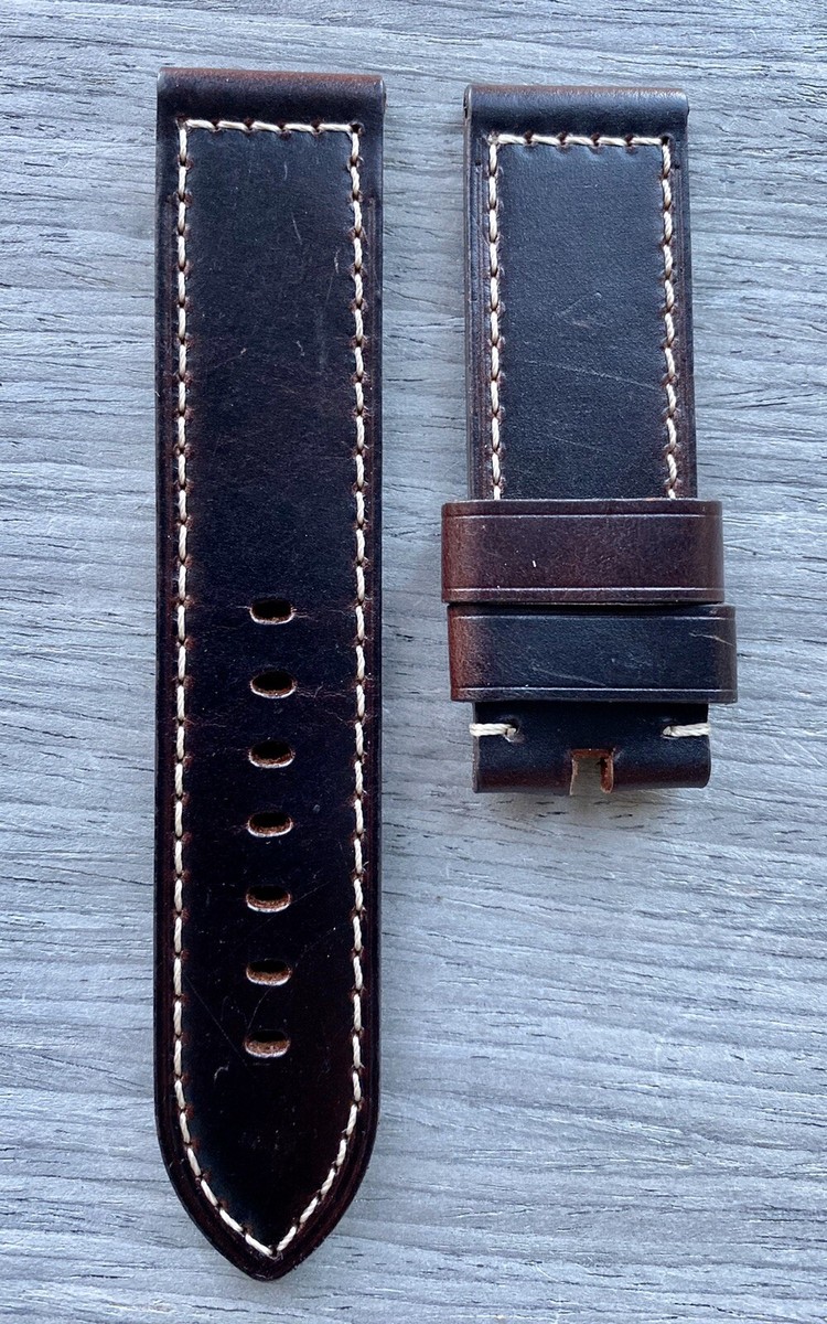 24mm Cracked Panerai RANGER Handmade Italian Leather Watch Strap