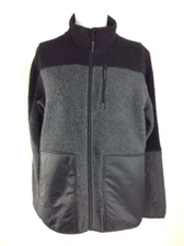 SmartWool Men Anchor Line Sherpa Full Zip Jacket Charcoal Medium 16317-003