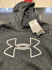 GIRLS YOUTHS UNDER ARMOUR HOODIE BLACK SIZE YMD MEDIUM NWT