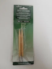 Clover Bamboo Interchangeable Circular Knitting Needles - No. 11 (8.0 mm) 3642