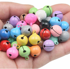20X Metal Bells Jingle Bell Loose Bead Christmas Decoration Pendants Accessories