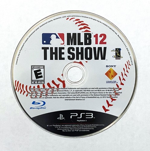 MLB 12: The Show (Sony PlayStation 3) Disc Only - Tested