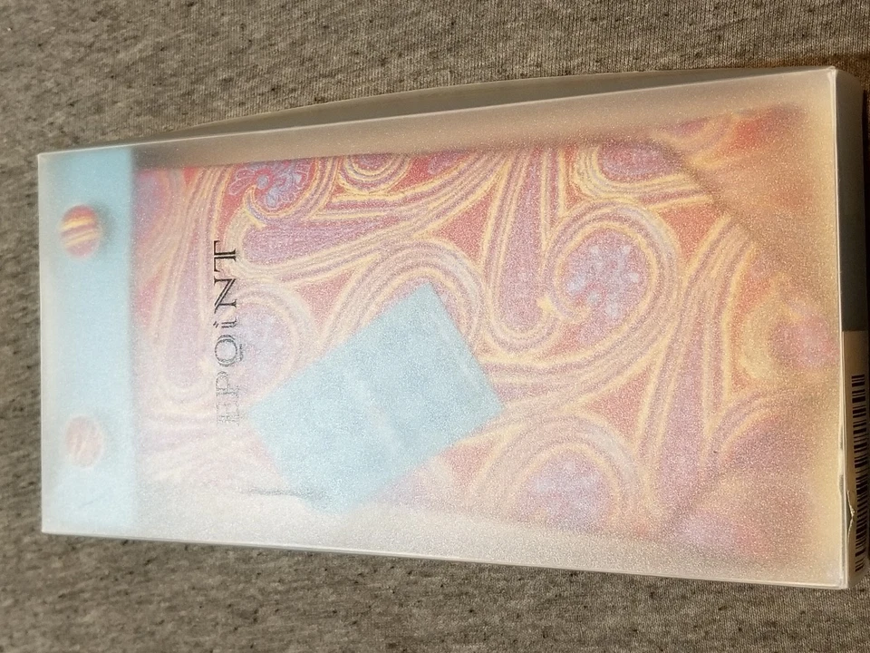 PS1104 Naranja Rojo Patrón/Juego Gemelos/Hanky, Seda Skinny Tie Epoint Foto 2 de 4