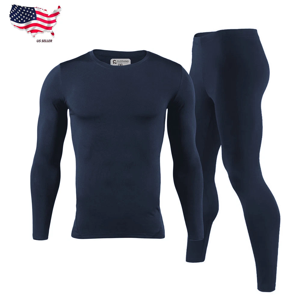 Mens Winter Ultra-Soft Fleece Lined Thermal Top & Bottom Long John Underwear Set
Opens in a new wind