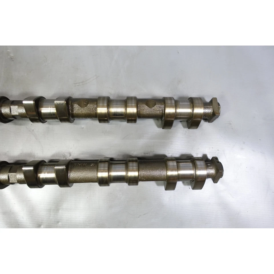 Par de árboles de levas de escape de admisión de 6 cilindros 99-06 BMW M52TU M54 2,5 L 2,8 L 138 k OEM Foto 4 de 4