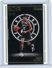 2020-21 Panini Noir Basketball Icon Edition Gold #91 Caris LeVert #01/10