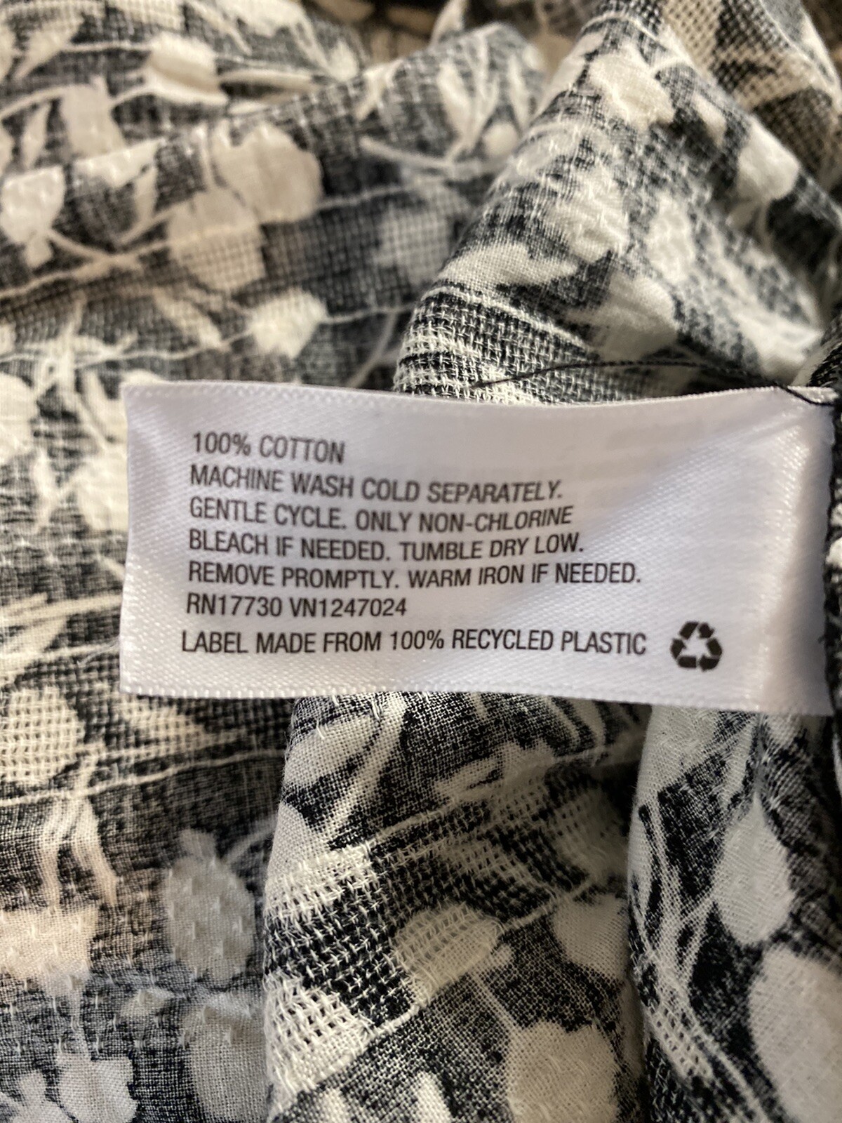 RIXO Target Black And White Floral Print Dress Size 2… Gem