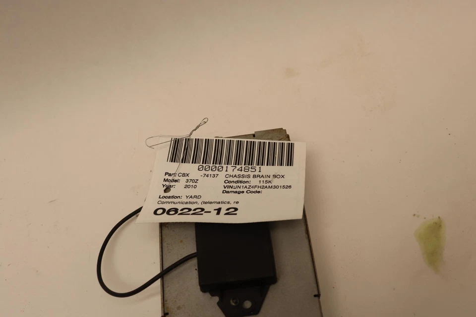 Nissan 370Z 2009-2012 unidad de control Bluetooth comunicación módulo de computadora OEM Foto 4 de 4