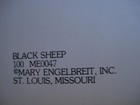 UNUSED 1980 vintage greeting card Mary Engelbreit BLANK Black Sheep — photo 6