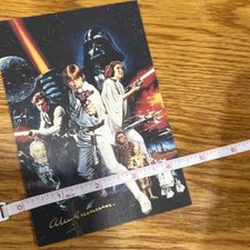 STAR WARS Alec Guinness Signed Autograph Cast Photo Poster Card Vintage No Ford.