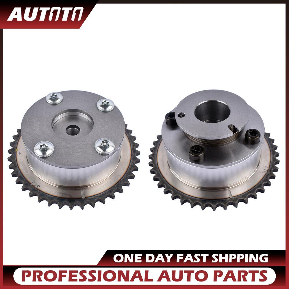 24350-2E201 24370-2E200 Intake & Exhaust CVVT Gear Set For 14-19 Hyundai Kia 2.0