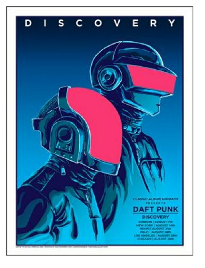 Daft Punk Discovery Edition Poster by Doyle lke mondo | eBay