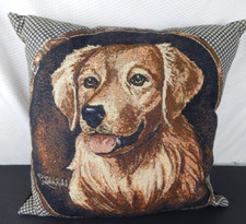 Golden Retriever Dog Throw Tapestry Pillow P. Lehmkuhl 14 In  