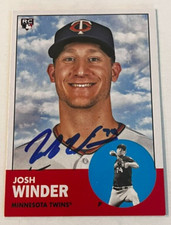 JOSH WINDER SIGNED 2022 TOPPS ARCHIVES BASEBALL CARD AUTO