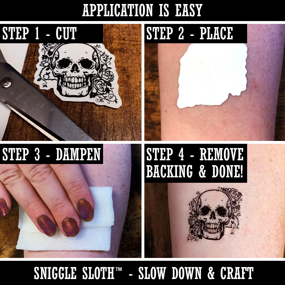 Sniggle Sloth Largemouth Bass Fish Temporary Tattoo - Thumbnail 4