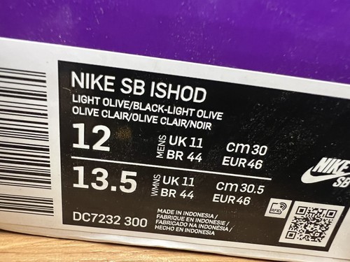 RARE🔥 Ishod Wair × Nike SB Light Olive Sz 12 DC7232-300 Sneakers Shoes Men's - 第 12/13 張圖片
